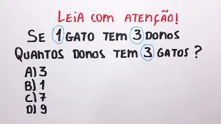 🙅🏼‍♀️ 95,8% CAEM na PEGADINHA dessa questão! | Matemática Básica | Regra de três | Prof.Marcelo