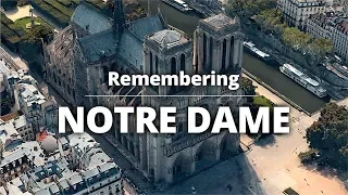 NOTRE DAME BEFORE FIRE - DRONE FOOTAGE before the burning