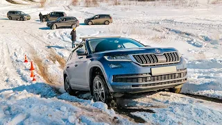 СЕМЕЙНАЯ Skoda Kodiaq ДОМИНИРУЕТ над Range Sport и VW Touareg, Subaru Tribeca, Volvo XC90