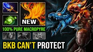 Even BKB Cant Protect You 100% Pure Aghs Macropyre DPS Hyper Mid Jakiro Dota 2