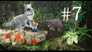 LEGO Jurassic World Walkthrough Gameplay Part 7 -  Dinosaur Fights (No Commentary) [PCHD]