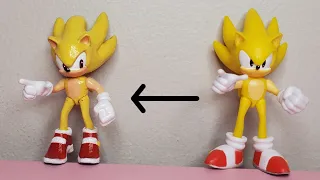 Super Soap Shoes Sonic Custom Jakks Pacific figure