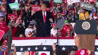 Trump sings happy birthday to joe biden