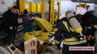 Видео "Новости-N": Учения пожарных в николаевском "Метро"
