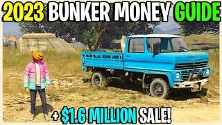 2023 Bunker MONEY GUIDE In GTA 5 Online! $1.6 MILLION SALE!