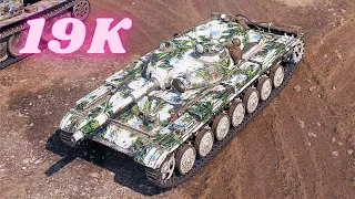 T-100 LT  19K Spot Damage  World of Tanks Replays ,WOT tank games