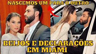 Gusttavo Lima e Andressa Suita aparecem APAIXONADOS em cliques em Miami e AGITAM os famosos “Lindos”