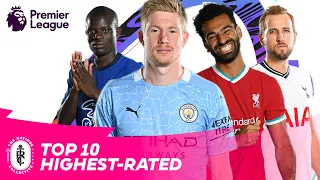 FIFA 21 | 10 HIGHEST-RATED PREMIER LEAGUE PLAYERS | AD