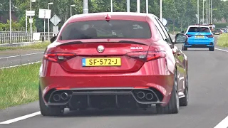 Alfa Romeo Giulia Quadrifoglio (510HP) - REVS & ACCELERATING!