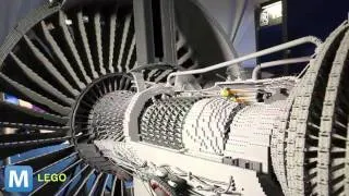 This LEGO Model Looks and Moves Like a Real Jet Engine