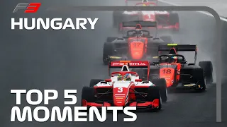 Top 5 Formula 3 Moments | 2020 Hungarian Grand Prix