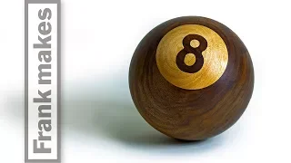 Woodturning the 8 Ball