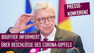 Volker Bouffier informiert über die Beschlüsse des Corona-Gipfels | Pressekonferenz LIVE 16.02.2022