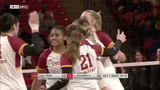 Iowa State vs Houston | NCAA Women Volleyball Nov 17,2023