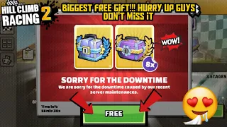 Biggest Free!! Gift, Hurry up Collect your Rewards - Hill Climb Racing 2