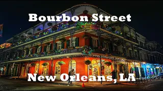 Bourbon Street New Orleans Night Tour: Walking Tour in 4K