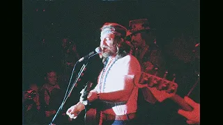 Willie Nelson Performs at SMU's Moody Coliseum - March 1976