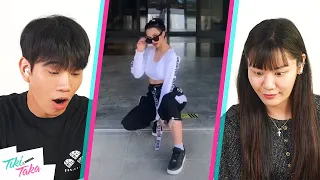 [ENG]틱톡 'TOUCH IT OUTFIT' 첼린지를 본 한국인 남녀 반응