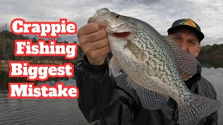 Biggest Crappie Fishing Mistake w/ Livescope footage