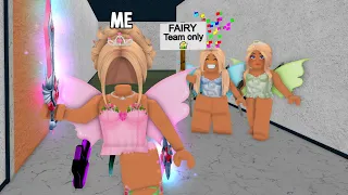 I Found a FAIRY Team ONLY, SO I Went UNDERCOVER..(Murder Mystery 2)