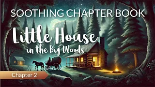😴 Fireside Storytelling LITTLE HOUSE IN THE BIG WOODS (Ch.2) Soft Sleepy Storytelling for Sleep