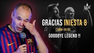 Gracias Andrés Iniesta(FCB) •1996/2018 ► Goodbye Legend!•Emotional•Try Not To Cry• #RESPECT #tribute