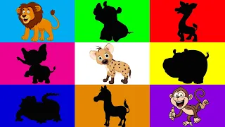 Funny zoo - African animals for kids