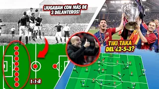 ¿Cómo han EVOLUCIONADO LAS ALINEACIONES del fútbol en la historia? ¡Antes JUGABAN con 5 DELANTEROS!