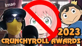 AN IDIOT VOTING ON CRUNCHYROLL AWARDS!!1!11!!!