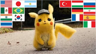 "Pikachu singing Pokémon Theme song" in Different Languages | Detective Pikachu | Ryan Reynolds