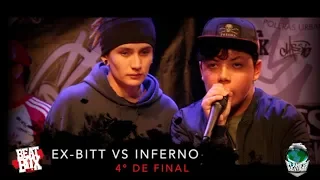 Ex-bitt vs Inferno | 4º de final | Campeonato Nacional Beatbox Chile 2018.