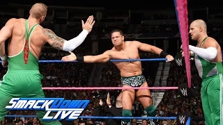 Dolph Ziggler, Heath Slater & Rhyno vs. The Miz & The Spirit Squad: SmackDown LIVE, Oct. 18, 2016