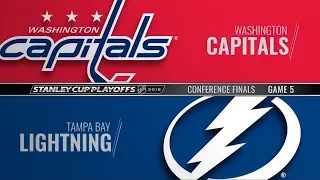 Washington Capitals vs Tampa Bay Lightning – May  19, 2018 ¦ Game 5 ¦ Stanley Cup 2018  Обзор