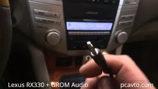 Lexus RX330 + GROM Audio (USB + AUX) (pcavto.com)
