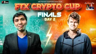 FTX Crypto Cup Finals day 2 | Carlsen vs So | Live commentary Vidit, Anish, Sagar, Amruta