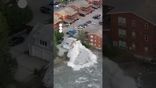 House collapses into Mendenhall River in Alaska due to flooding