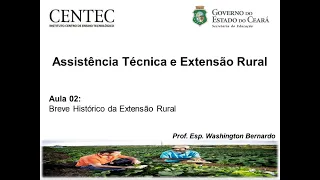 ATER - Breve Histórico da Extensão Rural no Brasil (23/02/2021)