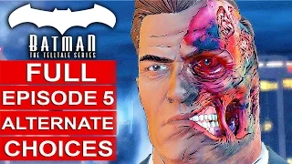 BATMAN Telltale EPISODE 5 Alternate Choices Gameplay Walkthrough Part 1 - No Commentary