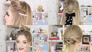 6 ПРОСТЫХ ПРИЧЕСОК НА КАЖДЫЙ ДЕНЬ, ПРИЧЕСКИ В ШКОЛУ НА СЕБЕ 💜 AMAZING HAIRSTYLE COMPILATION 2020