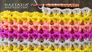 CROCHET 3D V Stitch Pattern - Easy Textured Stitches for a Blanket Scarf and More