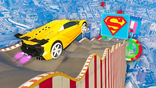 MEGA RAMPA 797.000% IMPOSIBLE! ESPECIAL SUPERMAN!! - GTA V ONLINE