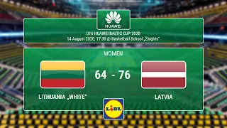 Huawei U16 Baltic Cup 2020: Lithuania „White“ – Latvia (Women)