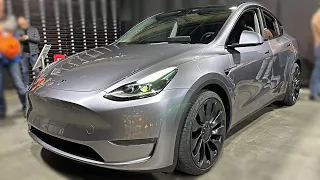 2023 Tesla Model Y Performance with New QUICKSILVER Color | Exterior, Interior & Trunk