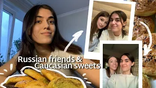 Making my Russian friends try Caucasian sweets pt. 2