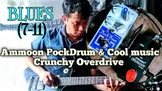 Ammoon PockDrum & Cool music Crunchy Overdrive __Loop & Drums mode__Blues Drumbeat Demo