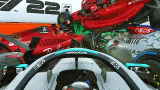 The 2022 Hungarian Grand Prix but there's NO GRIP AT ALL! | F1 22 Game Experiment 0% Grip