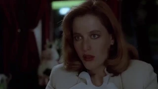 Mulder Scully flirting dinner scene (2x10)