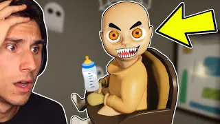 Babysitting An EVIL BABY! | The Baby In Yellow