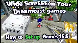 How to Set your Dreamcast games Full Widescreen