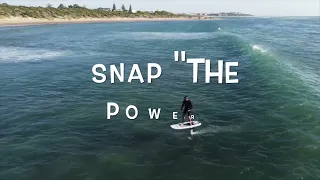 "THE POWER" Sup Foil wave Session using my Foil Drive Plus !!!